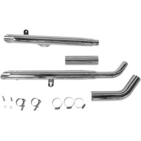 COBRA DRAG MUFFLERS - CHROME - VZ800 # 3262