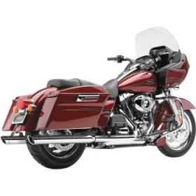 COBRA 3 MUFFLERS - CHROME - 95-16 BAGGER # 6020