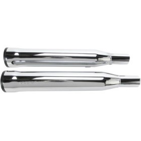 COBRA 3 RPT MUFFLERS FOR 07-13 XL - CHROME # 6080