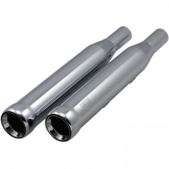 COBRA 3 NEIGHBOR HATER MUFFLERS FOR 04-13 XL - CHROME # 6085