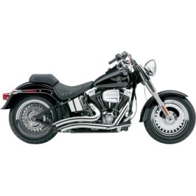 COBRA SPEEDSTER SWEPT SHORT EXHAUST - CHROME - 12-17 SOFTAIL # 6225