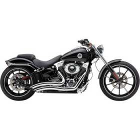 COBRA SPEEDSTER SWEPT SHORT EXHAUST - CHROME - FXSB 13-17 # 6226