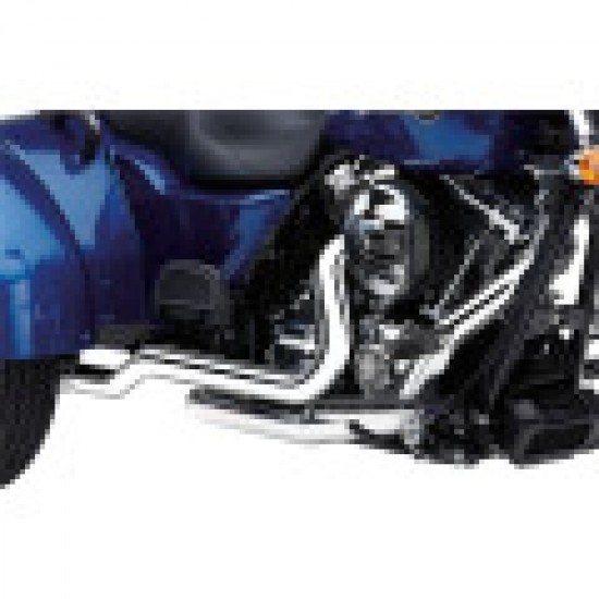 COBRA POWERPORT DUAL HEADPIPES - CHROME # 6254