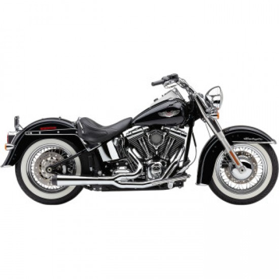 COBRA EL DIABLO EXHAUST - CHROME - 12-17 SOFTAIL # 6483