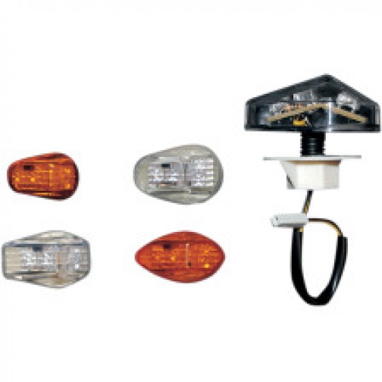 COMPETITION WERKES LED MARKER LIGHTS KAWASAKI AMBER PART # FK11-AMB