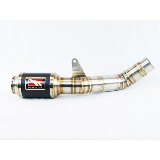 COMPETITION WERKES GP RACE SLIP ON EXHAUST FOR APRILIA RSV4 RR / TUONO V4 2010-2015 PART # WA1004R-BC