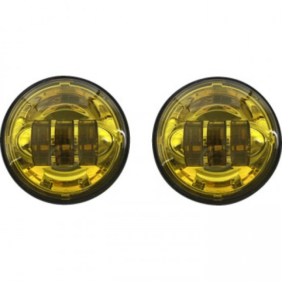 CUSTOM DYNAMICS 4-1/2 PASSING LAMPS LED YELLOW # CD-45-Y