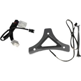 CUSTOM DYNAMICS LED BACKREST LIGHT RUN/BRAKE CHROME # CD-BR-HD-C