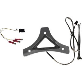 CUSTOM DYNAMICS LED BACKREST LIGHT RUN/BRAKE CHROME # CD-BR-UNV-C
