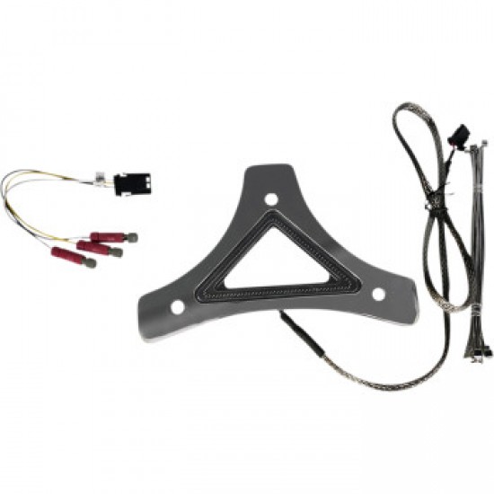 CUSTOM DYNAMICS LED BACKREST LIGHT RUN/BRAKE CHROME # CD-BR-UNV-C CUSTOM DYNAMICS LED BACKREST LIGHT RUN/BRAKE CHROME # CD-BR-UNV-C