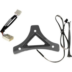 CUSTOM DYNAMICS LED BACKREST LIGHT RUN/BRAKE CHROME # CD-BR-XL-C