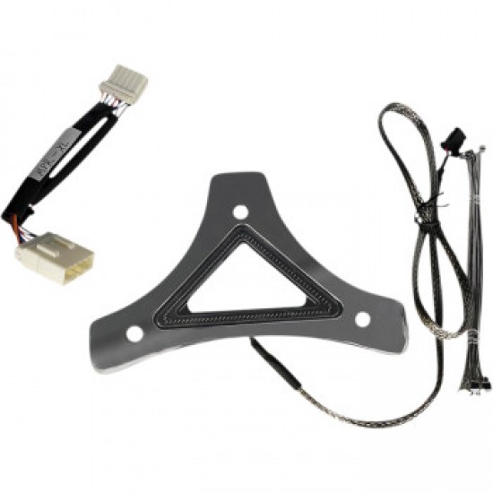 CUSTOM DYNAMICS LED BACKREST LIGHT RUN/BRAKE CHROME # CD-BR-XL-C CUSTOM DYNAMICS LED BACKREST LIGHT RUN/BRAKE CHROME # CD-BR-XL-C