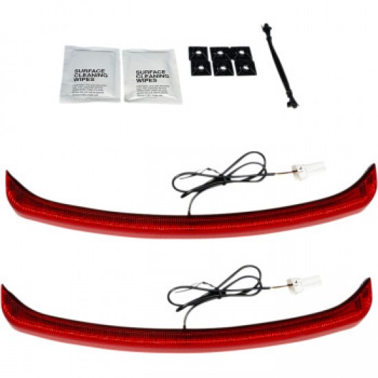 CUSTOM DYNAMICS LED FENDER LIGHT RED LENS TRI GLIDE # CD-TGFENDER-R CUSTOM DYNAMICS LED FENDER LIGHT RED LENS TRI GLIDE # CD-TGFENDER-R