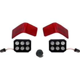 CUSTOM DYNAMICS LED LIGHT TOUR-PAK RED # CD-TP-13-R