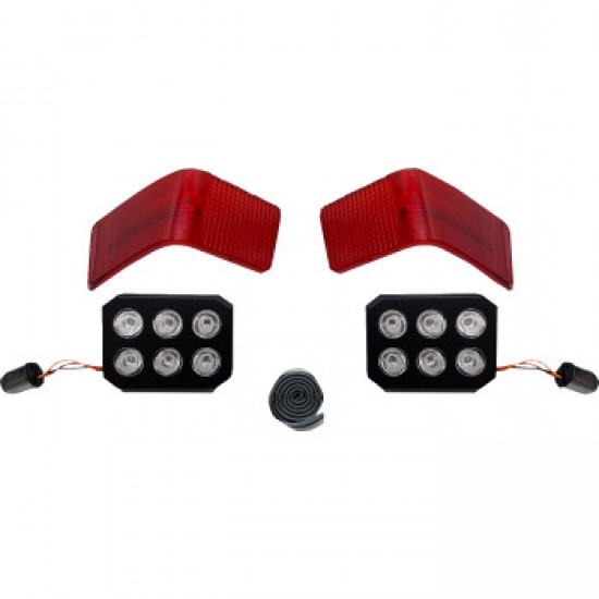 CUSTOM DYNAMICS LED LIGHT TOUR-PAK RED # CD-TP-13-R