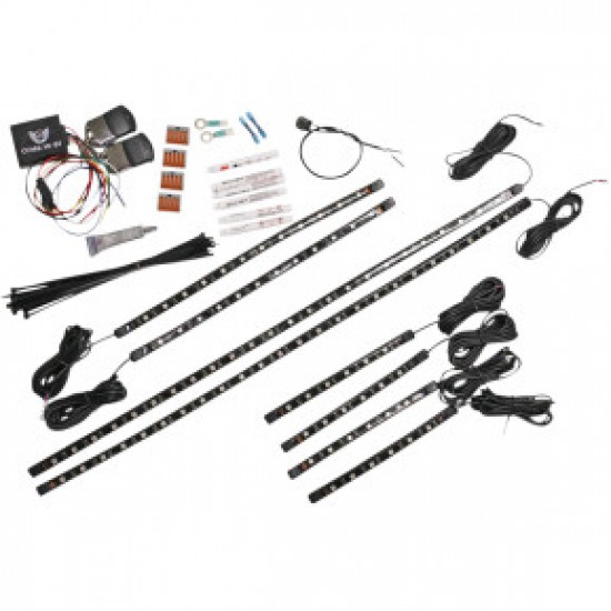 CUSTOM DYNAMICS FULL SLED SNOWMOBILE LIGHT KIT # MWZ-OR-SNOW-02