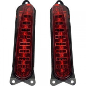 CUSTOM DYNAMICS LED TAILLIGHT RUN/BRAKE/TURN RED # PB-13-CVO-R