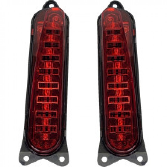 CUSTOM DYNAMICS LED TAILLIGHT RUN/BRAKE/TURN RED # PB-13-CVO-R