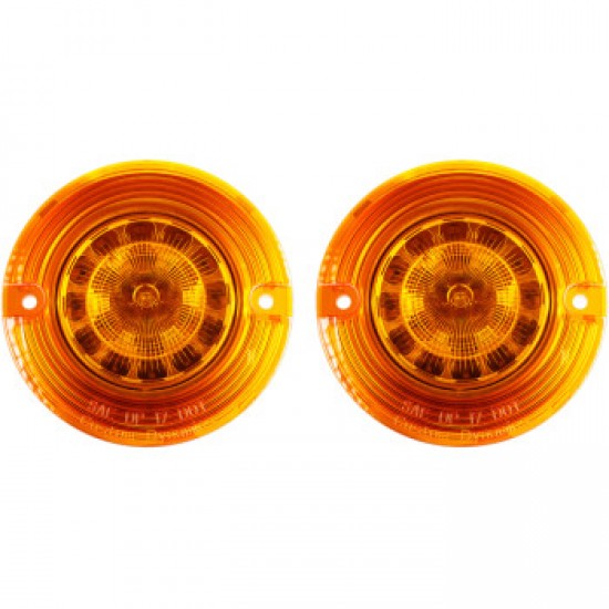 CUSTOM DYNAMICS FLAT SIGNAL INSERT 1156 AMBER # PB-A-1156-T