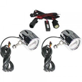 CUSTOM DYNAMICS LED FOG LIGHT BCM CHROME # PB-FOG-BCM-C