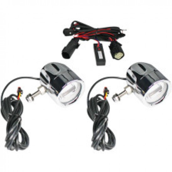 CUSTOM DYNAMICS LED FOG LIGHT BCM CHROME # PB-FOG-BCM-C CUSTOM DYNAMICS LED FOG LIGHT BCM CHROME # PB-FOG-BCM-C