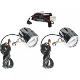 CUSTOM DYNAMICS LED FOG LIGHT HD CHROME # PB-FOG-HD-C