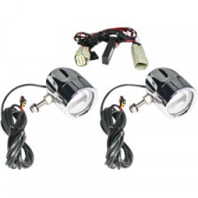 CUSTOM DYNAMICS LED FOG LIGHT TRIKE CHROME # PB-FOG-TKE-C