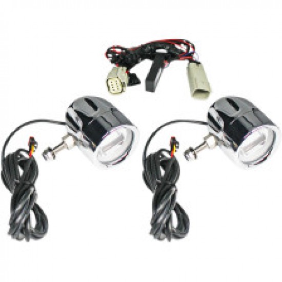 CUSTOM DYNAMICS LED FOG LIGHT TRIKE CHROME # PB-FOG-TKE-C CUSTOM DYNAMICS LED FOG LIGHT TRIKE CHROME # PB-FOG-TKE-C