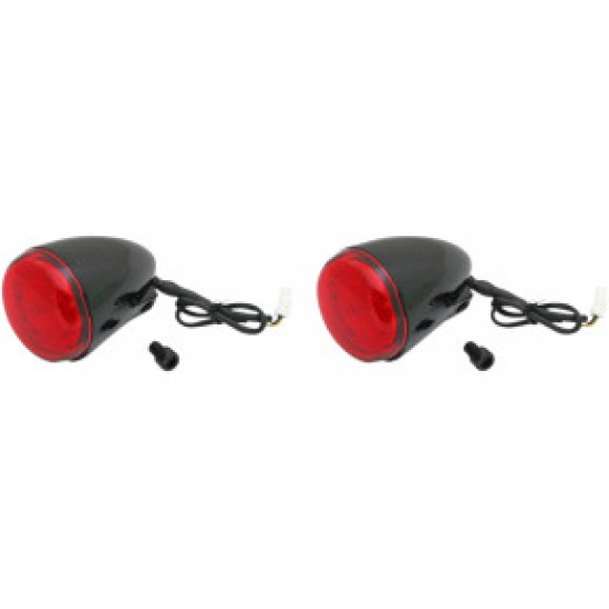 CUSTOM DYNAMICS PROBEAM TURN SIGNALS BLACK/RED # PB-IND-RTS-R-B