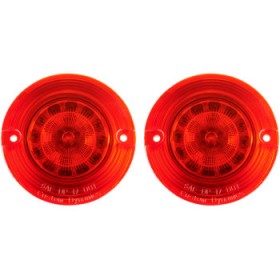 CUSTOM DYNAMICS FLAT SIGNAL INSERT 1156 RED # PB-R-1156-T