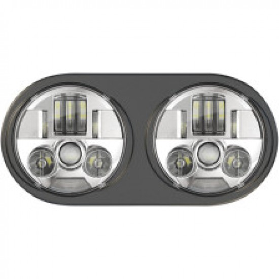 CUSTOM DYNAMICS PROBEAM LED HEADLAMPS FLTR CHROME # PB-RG13-C