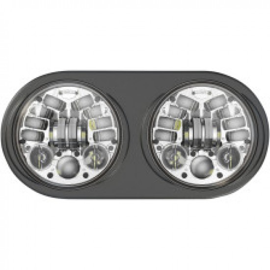 CUSTOM DYNAMICS ADAPTIVE LED HEADLAMPS HARLEY DAVIDSON CHROME # PB-RG13A-C