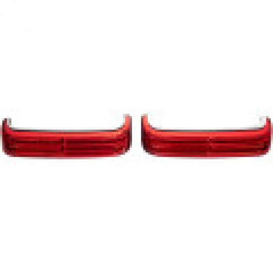 CUSTOM DYNAMICS SADDLEBAG LED LIGHTS SEQUENTIAL CHROME/RED # PB-SBSEQ-BCM4CR