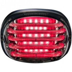 CUSTOM DYNAMICS TAILLIGHT WITH LICENSE PLATE ILLUMINATION WINDOW SMOKE # PB-TL-SBW-S