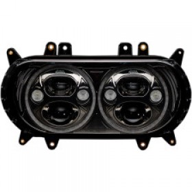 CUSTOM DYNAMICS HEADLIGHT BLACK FLTR # CDTB-RG-15-B