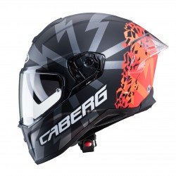 Caberg Drift Evo Storm Matt Black/red Fluo/orange Fluo Full Face Helmet