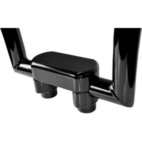 DRAG SPECIALTIES RISERS - 1-1/2 - BIG BUFFALO - TOP - BLACK # 0602-0601 