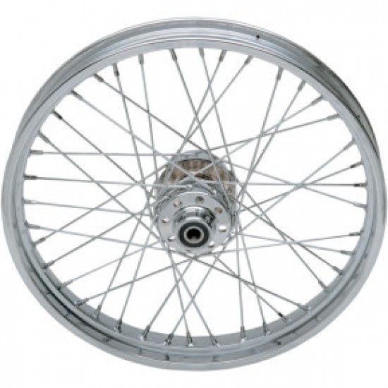 DRAG SPECIALTIES WHEEL - LACED - 40 SPOKE - FRONT - CHROME - 21X2.15 # 0203-0411 DRAG SPECIALTIES WHEEL - LACED - 40 SPOKE - FRONT - CHROME - 21X2.15 # 0203-0411