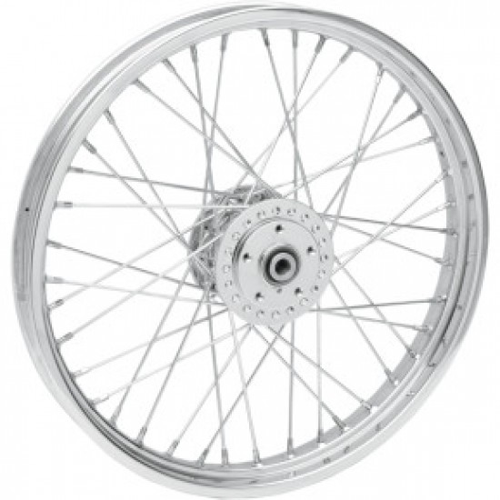 DRAG SPECIALTIES WHEEL - LACED - 40 SPOKE - FRONT - CHROME - 21X2.15 # 0203-0412 DRAG SPECIALTIES WHEEL - LACED - 40 SPOKE - FRONT - CHROME - 21X2.15 # 0203-0412