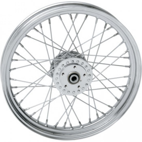 DRAG SPECIALTIES WHEEL - LACED - 40 SPOKE - FRONT - CHROME - 19X2.5 # 0203-0413 DRAG SPECIALTIES WHEEL - LACED - 40 SPOKE - FRONT - CHROME - 19X2.5 # 0203-0413