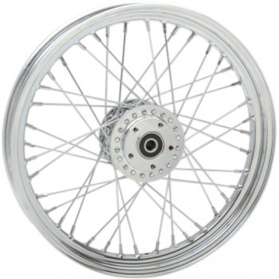 DRAG SPECIALTIES WHEEL - LACED - 40 SPOKE - FRONT - CHROME - 19X2.5 # 0203-0530 DRAG SPECIALTIES WHEEL - LACED - 40 SPOKE - FRONT - CHROME - 19X2.5 # 0203-0530
