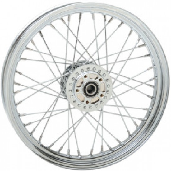 DRAG SPECIALTIES WHEEL - LACED - 40 SPOKE - FRONT - CHROME - 19X2.5 - 04-05 FXD # 0203-0531 DRAG SPECIALTIES WHEEL - LACED - 40 SPOKE - FRONT - CHROME - 19X2.5 - 04-05 FXD # 0203-0531