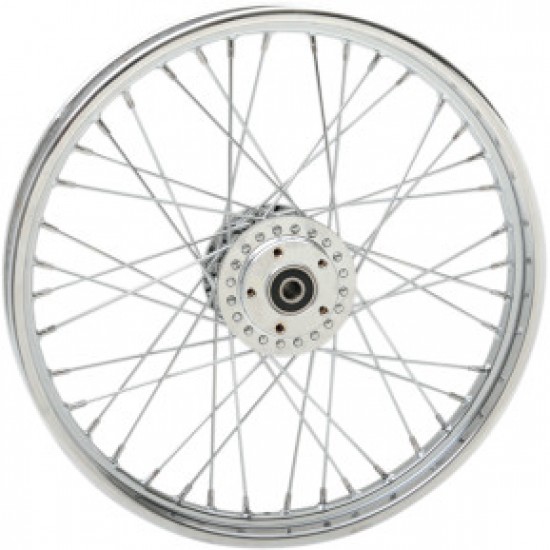DRAG SPECIALTIES WHEEL - LACED - 40 SPOKE - FRONT - CHROME - 21X2.15 # 0203-0532 DRAG SPECIALTIES WHEEL - LACED - 40 SPOKE - FRONT - CHROME - 21X2.15 # 0203-0532