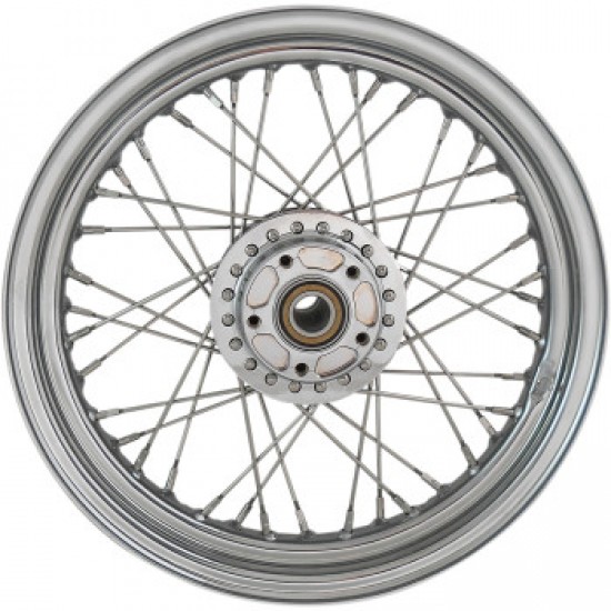 DRAG SPECIALTIES Wheel - Laced - 40 Spoke - Front - Chrome - 16x3 - 14 1200C/1200X # 0203-0624 DRAG SPECIALTIES Wheel - Laced - 40 Spoke - Front - Chrome - 16x3 - 14 1200C/1200X # 0203-0624
