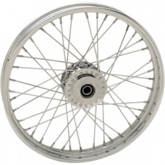 DRAG SPECIALTIES WHEEL - LACED - 40 SPOKE - FRONT - CHROME - 21X2.15 - 14 XL # 0203-0625 DRAG SPECIALTIES WHEEL - LACED - 40 SPOKE - FRONT - CHROME - 21X2.15 - 14 XL # 0203-0625