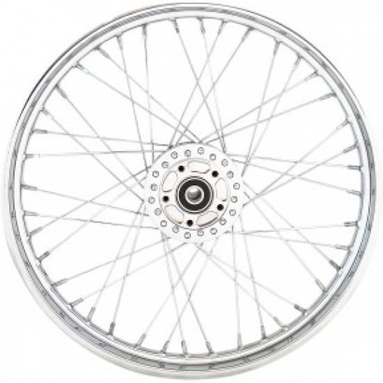 DRAG SPECIALTIES WHEEL - LACED - 40 SPOKE - FRONT - CHROME - 21X2.15 - 06-07 XL # 0203-0628 DRAG SPECIALTIES WHEEL - LACED - 40 SPOKE - FRONT - CHROME - 21X2.15 - 06-07 XL # 0203-0628