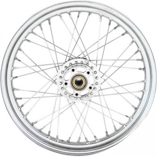 DRAG SPECIALTIES WHEEL - LACED - 40 SPOKE - FRONT - CHROME - 19X2.5 - 14 1200C/1200X # 0203-0629 DRAG SPECIALTIES WHEEL - LACED - 40 SPOKE - FRONT - CHROME - 19X2.5 - 14 1200C/1200X # 0203-0629
