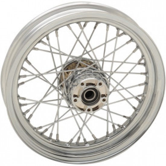 DRAG SPECIALTIES WHEEL - LACED - 40 SPOKE - FRONT - CHROME - 16X3 # 0203-0630 DRAG SPECIALTIES WHEEL - LACED - 40 SPOKE - FRONT - CHROME - 16X3 # 0203-0630