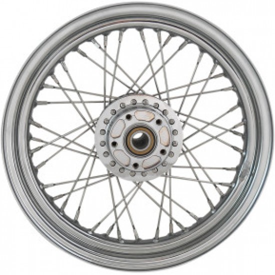 DRAG SPECIALTIES WHEEL - LACED - 40 SPOKE - FRONT - CHROME - 16X3 - 11 1200C/1200X # 0203-0635 DRAG SPECIALTIES WHEEL - LACED - 40 SPOKE - FRONT - CHROME - 16X3 - 11 1200C/1200X # 0203-0635