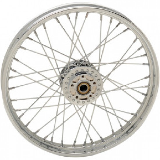 DRAG SPECIALTIES WHEEL - LACED - 40 SPOKE - FRONT - CHROME - 21X2.15 - 08 XL # 0203-0636 DRAG SPECIALTIES WHEEL - LACED - 40 SPOKE - FRONT - CHROME - 21X2.15 - 08 XL # 0203-0636